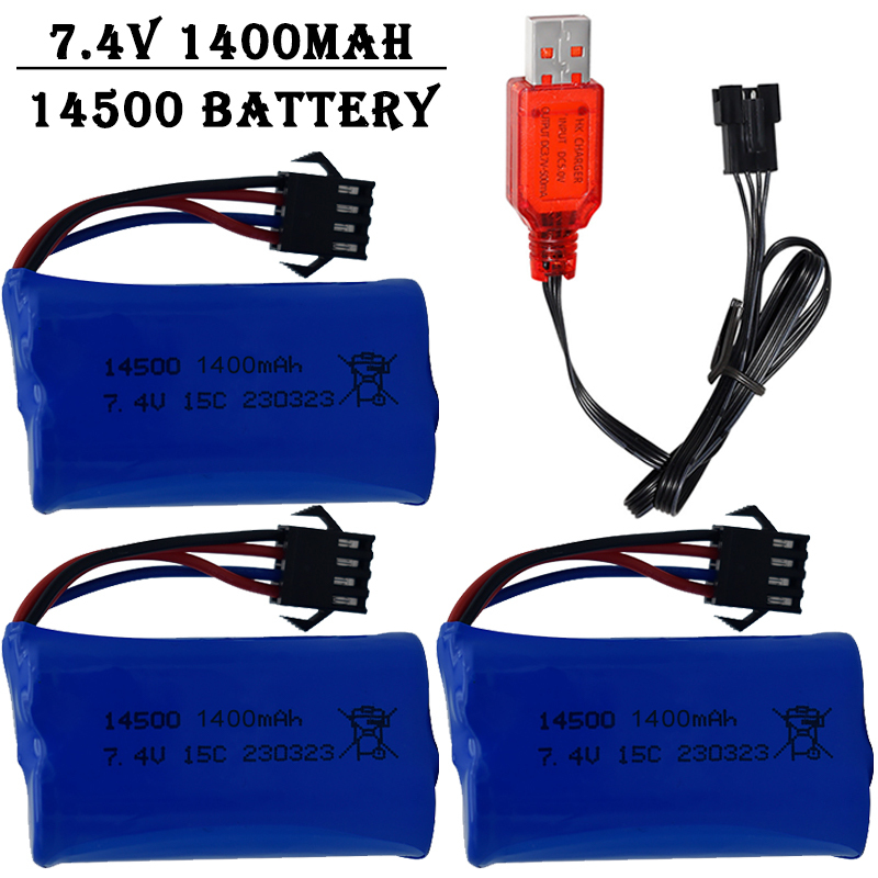 7.4V 1400mAh 14500 lithium-ion – Drone Battery Li-Ion Bewertung und Preis