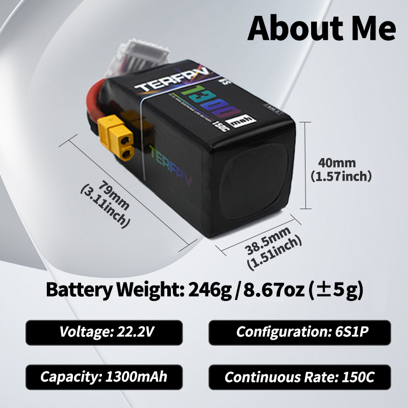 TERFPV Lipo Battery 6S 22.2V 1 – Drone Battery Lipo Bewertung und Preis