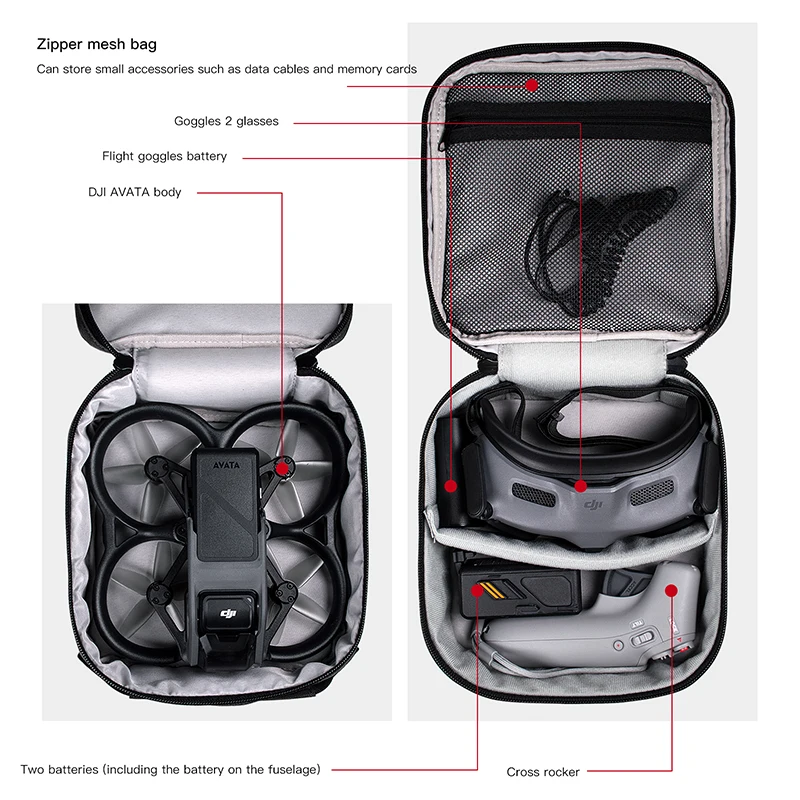 Portable Case Dual Layer Stora – Drone Battery Bag Bewertung und Preis