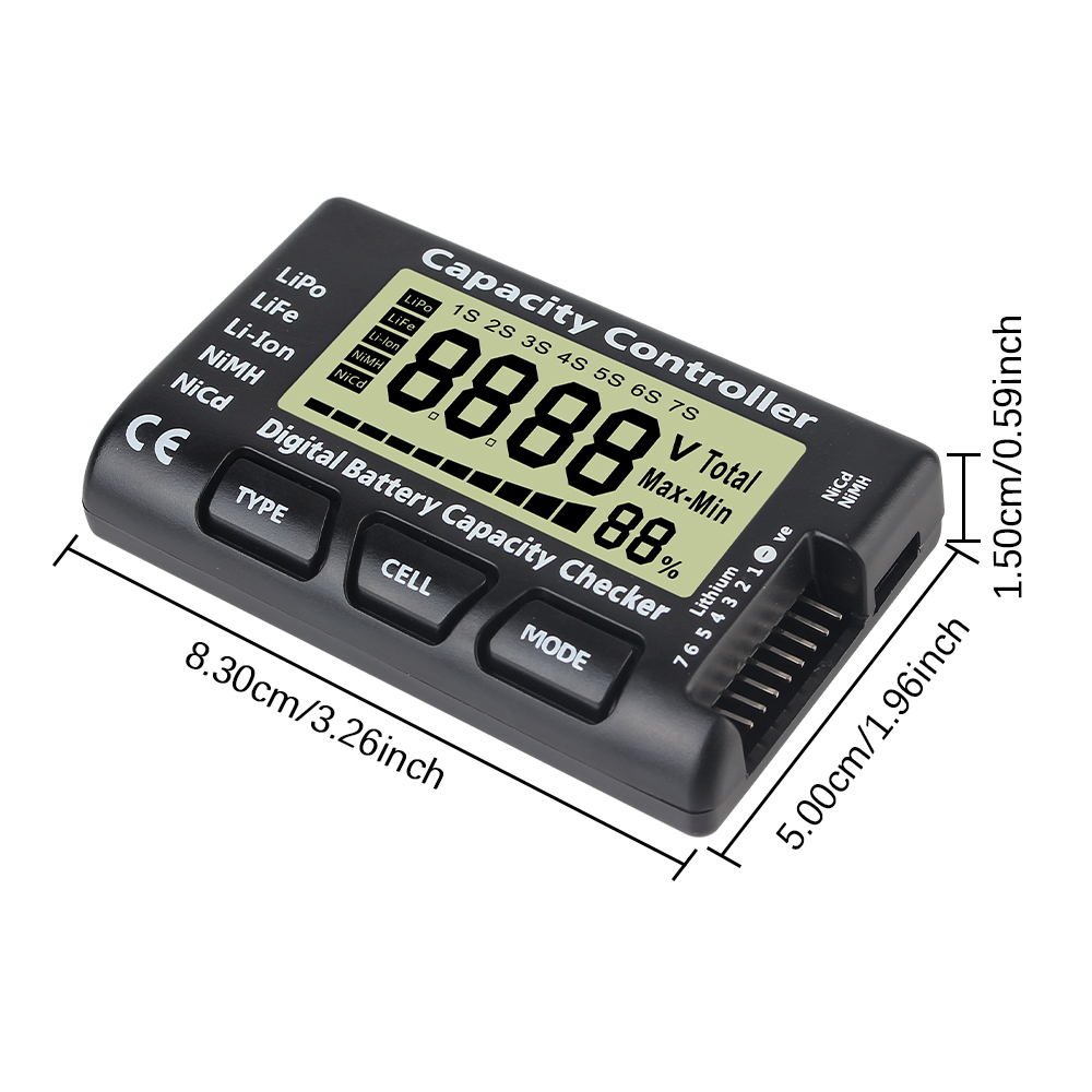 For Li-ion LiFe Nimh Nicd Lipo – Drone Battery Voltage Checker Bewertung und Preis