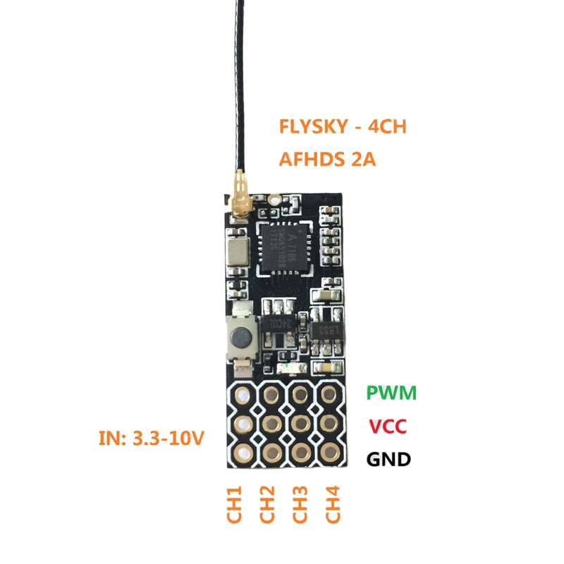 Flysky FS2A Mini Receiver 4CH  – Drone Battery Lipo Bewertung und Preis