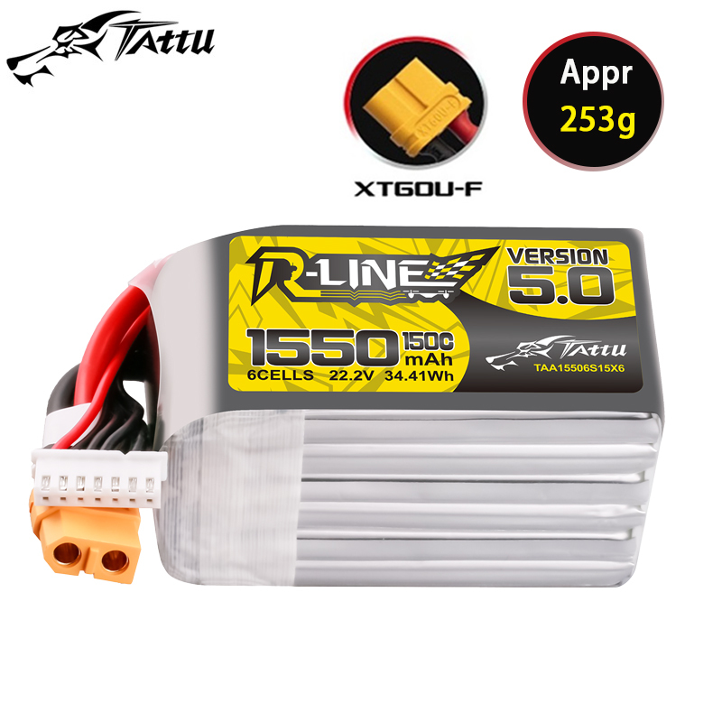 TATTU-R-LINE 5.0 22.2V 1550mAh – Drone Battery Plate Bewertung und Preis