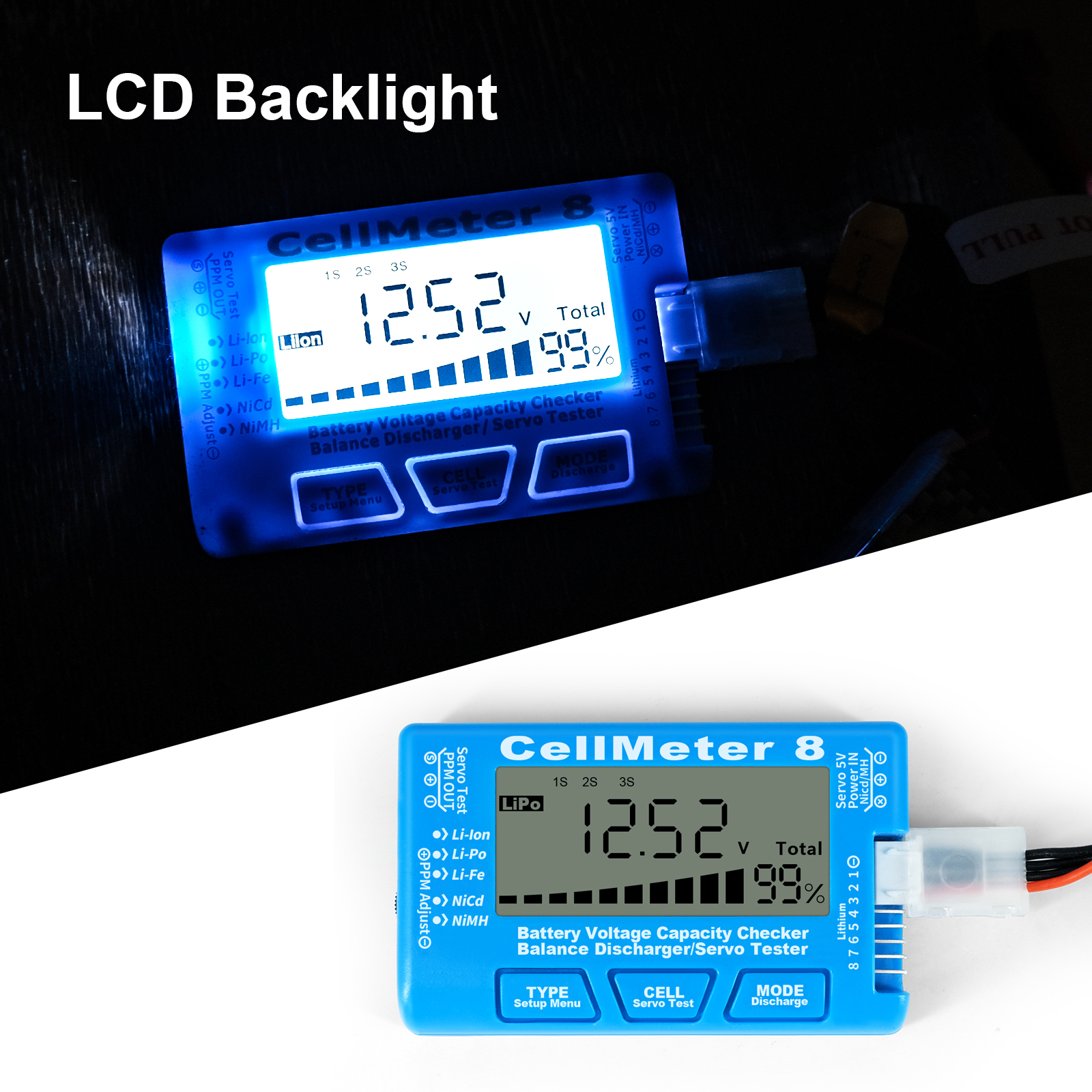 8 in 1 CellMeter 8 Battery Cap – Drone Battery Voltage Checker Bewertung und Preis