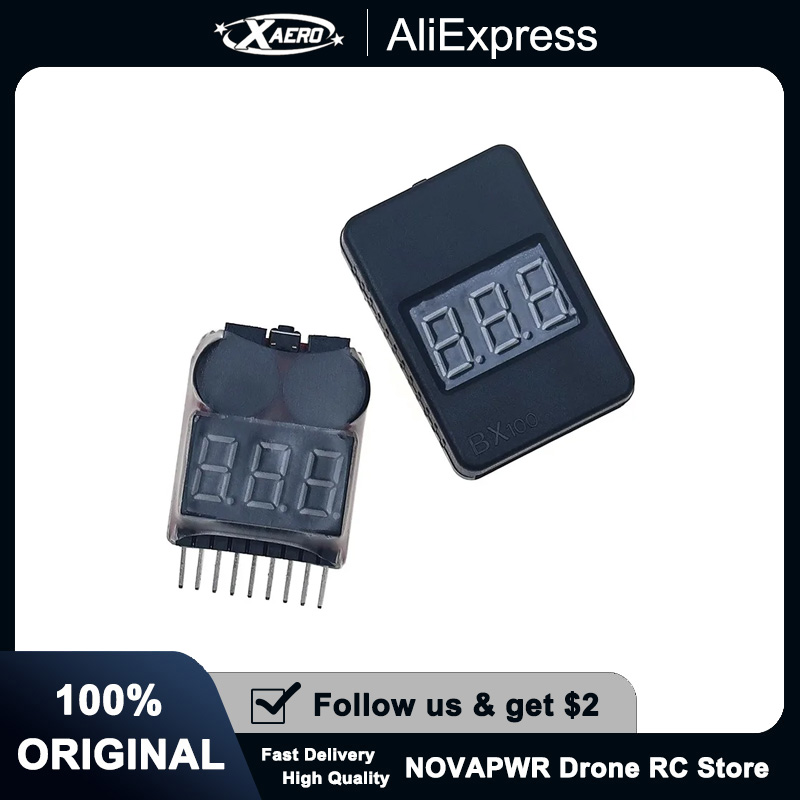 1-8S Battery Voltage Tester Al – Drone Battery Alarm Bewertung und Preis