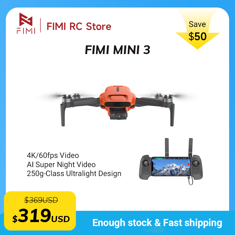 FIMI MINI 3 Camere drone 4K 60 – Drone Battery Smart Bewertung und Preis