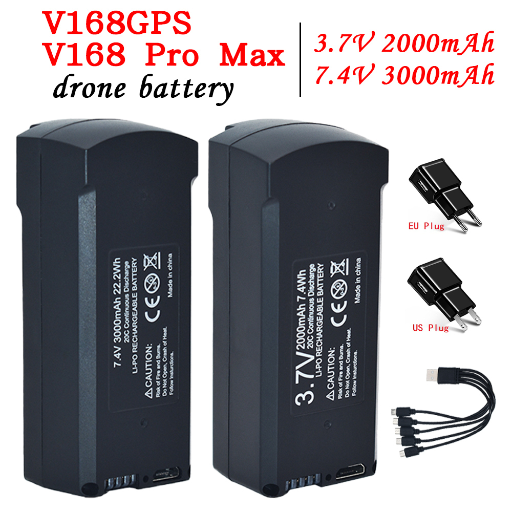 GPS V198 7.4V 3000mAh Battery  – Drone Battery Lipo Bewertung und Preis