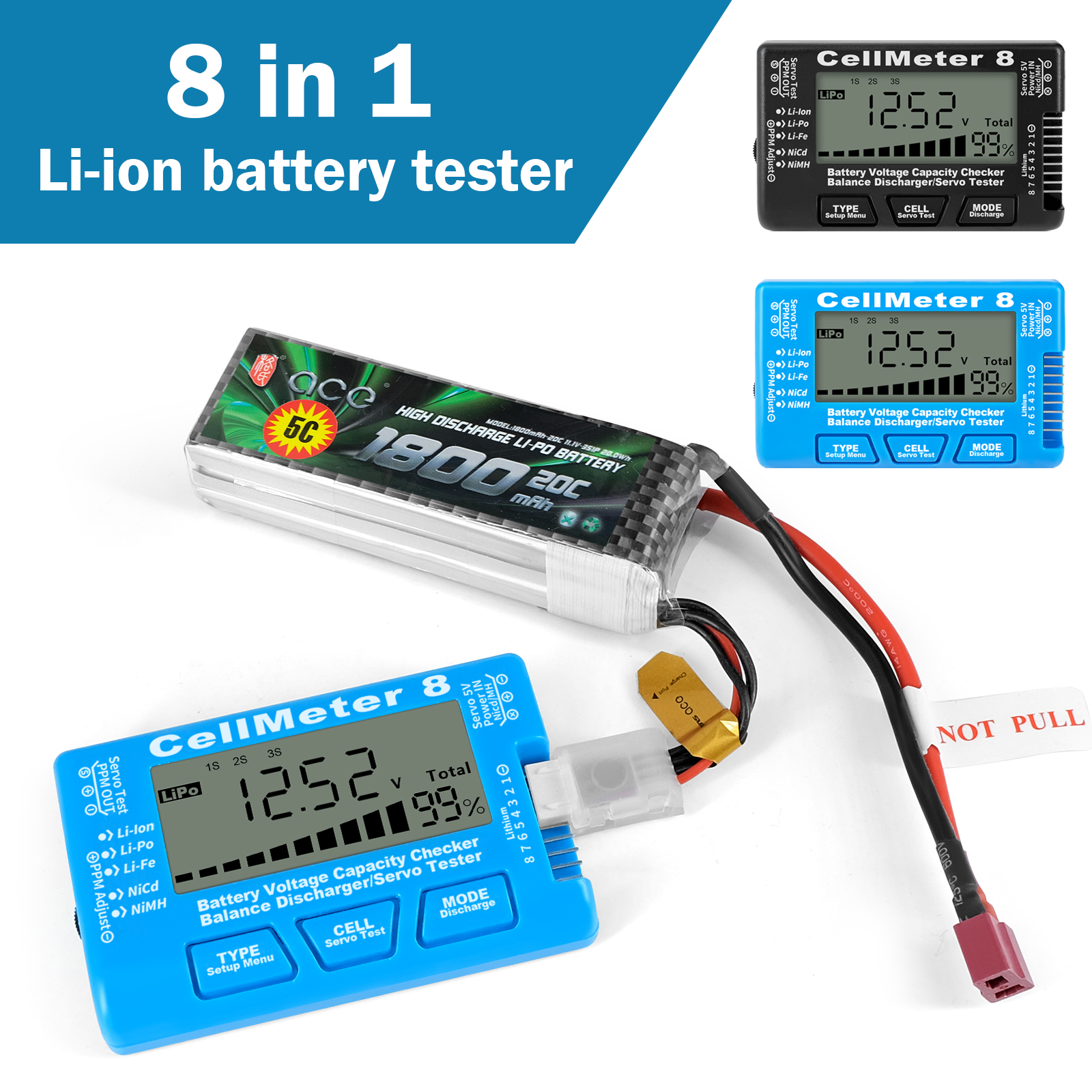 Rc Cellmeter-8 Digital Battery – Drone Battery Voltage Checker Bewertung und Preis
